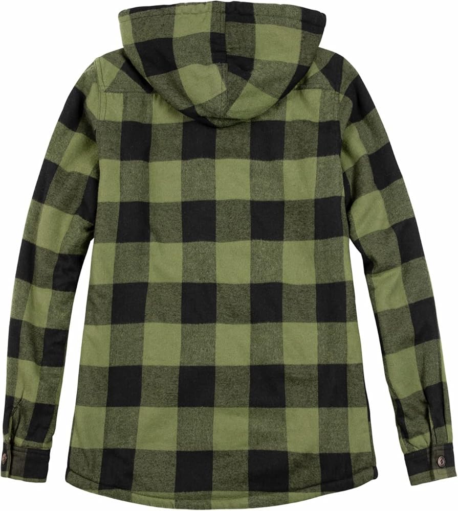 Amazon.com: ThCreasa Plaid Flannel Shirt Jacket for Women with
